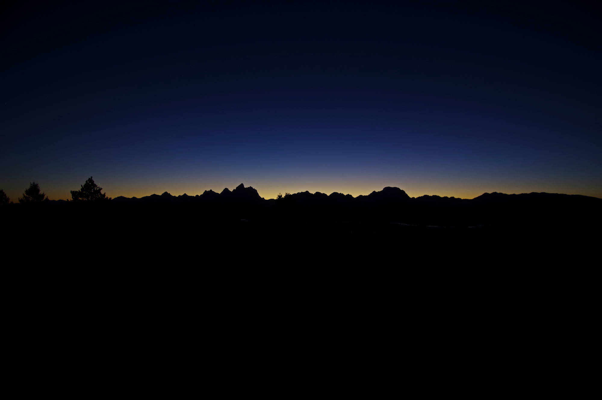 Bonne nuit monts Teton