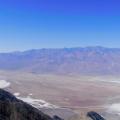 Death Valley le lac de sel vue de Dante Ridge