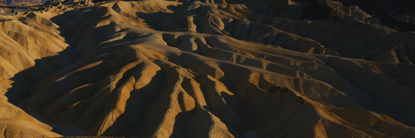 Death Valley Zabriskie Point au couchant
