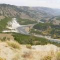 Riv Yellowstone basse et calcaire