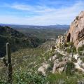 Romano Canyon et vue de Tucson